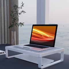Iron Computer Stand Desktop Storage Rack Workstation Notebook Monitor Stand