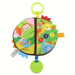 2pcs Baby Hanging Cloth Book Rattle Toy Multicolor Pen