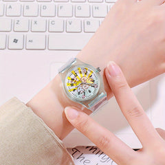Kids' Transparent Biological Watch Cartoon Design