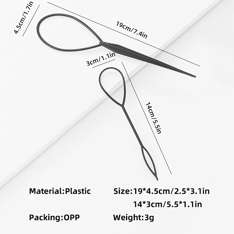 Hair Braiding Tool Hair Tie Accessories DIY Hair Kit Ponytail Maker