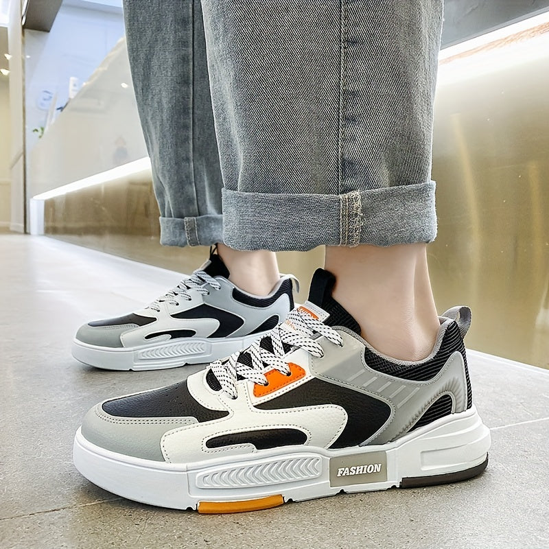 Men's Lace Up Skate Shoes Lightweight Non-slip Sneakers