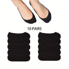 10 Pairs Invisible Low Cut Ankle Socks Women's Stockings