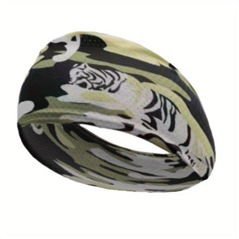 Men's Camouflage Ice Silk Headband for Sports