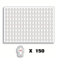 150pcs Period Tracker Planner Stickers Reminder Stickers Erin Condren Stickers