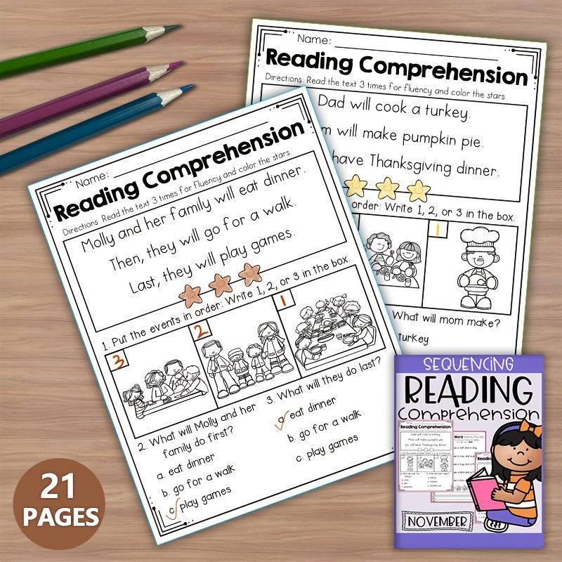 Improve Reading Skills with Fun Sequencing Activities Book