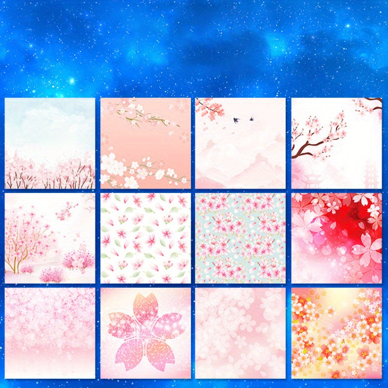 Double Sided Starry Square Origami Paper DIY Art Material