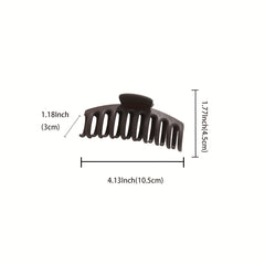 10 Large Hair Claw Women's Shark Claw Solid Hair Accessories