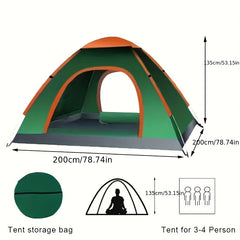 Portable Folding Sun Protection Tent Fully Automatic Rain Protection Tent