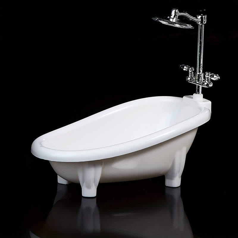 1pc Dollhouse Miniatures Bathtub Furniture Bathroom Accessories Kids Pretend Toy