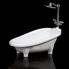1pc Dollhouse Miniatures Bathtub Furniture Bathroom Accessories Kids Pretend Toy