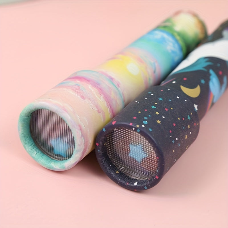 5pcs Spinning Kaleidoscope Magic Toys Different Patterns Fun Educational Games