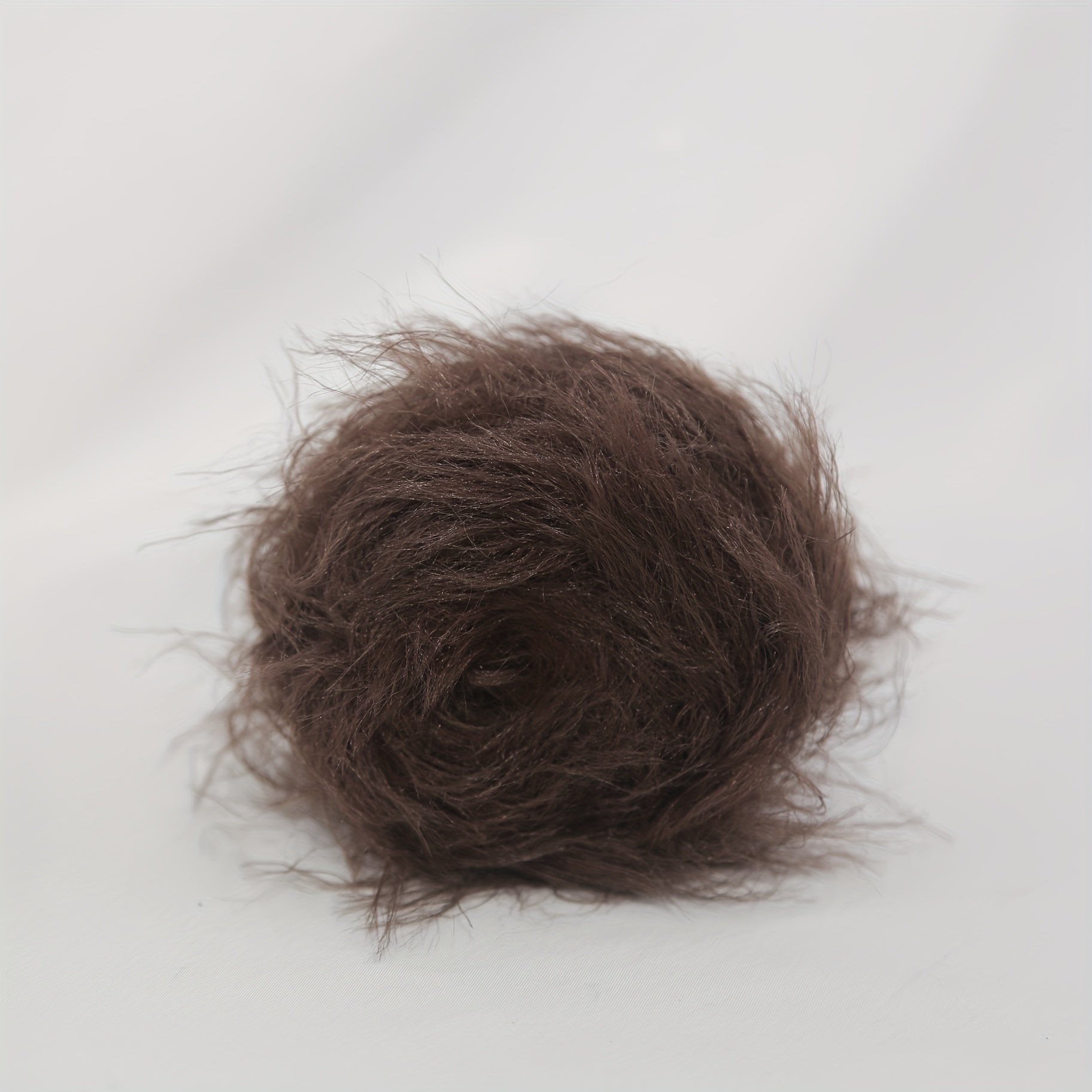 Mink Hair Beanie Hand-knitted Double Strand Hair Roll