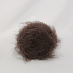 Mink Hair Beanie Hand-knitted Double Strand Hair Roll