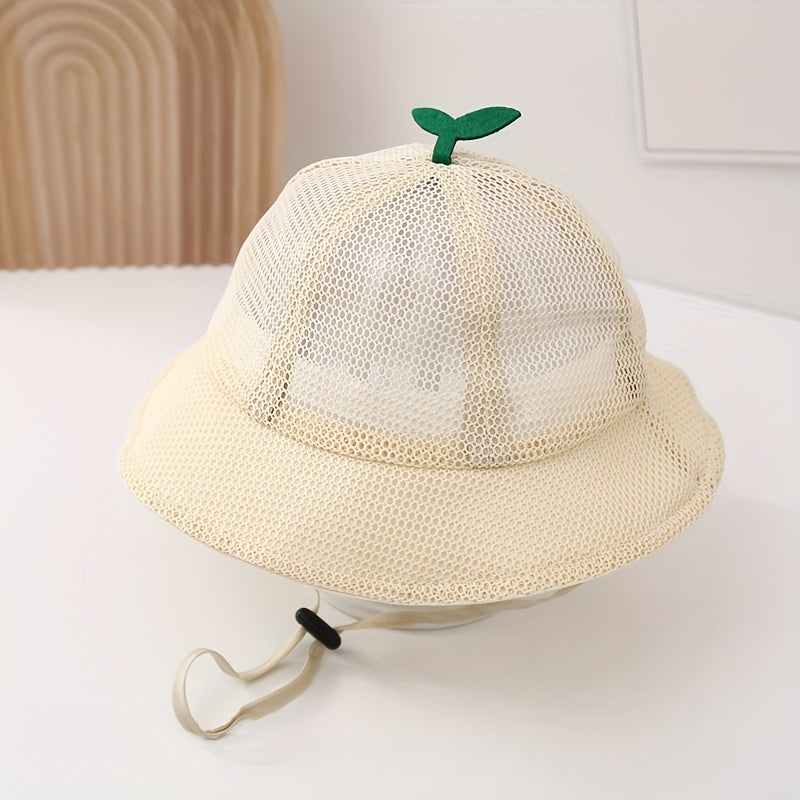 Sun Hat for Baby 0-3 Years Old with Strap
