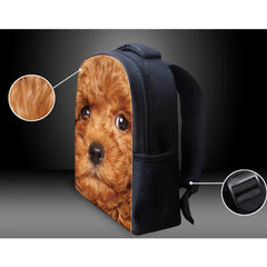 3D Ball Prints Mini Children School Bags For Boys Kindergarten Baby Schoolbag