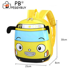 3D Cartoon Bus Toddler Backpack for Kids