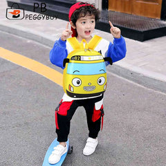 3D Cartoon Bus Toddler Backpack for Kids
