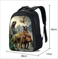 3D Dinosaur Kids Backpack Children Gift For Boys/Kids Travel BookBag