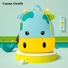 3D Cartoon Animal Backpack Lightweight Waterproof Softback for Kids