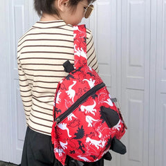 3D Kids School Bags Kindergarten Student Children Backpack Cartoon Dinosaur