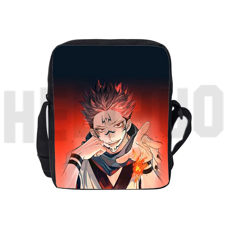Jujutsu Kaisen Anime Handbag Zipper Crossbody Shoulder Bag