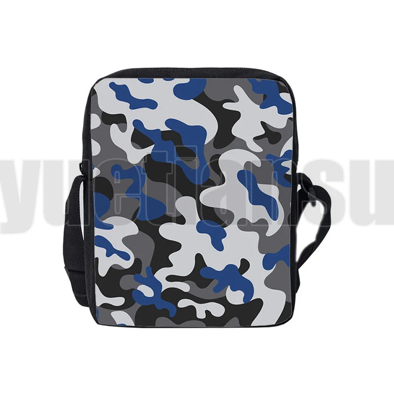 3D Printed Camouflage Shoulder Bag Crossbody Bag Army Green