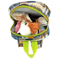 3D Toddler Canvas Children Backpacks Kindergarten Schoolbag