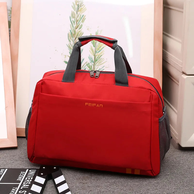 3PCS Women's Tote Bag Luggage Storage High Zipper Multi-functional Ladies Tra