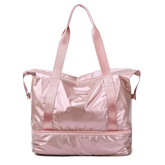 Waterproof Oxford Gym Bag for Women with Dry Wet Separation