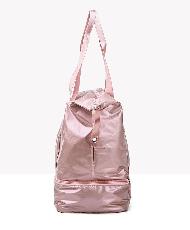 Waterproof Oxford Dry Wet Women Trip Handbag Gym Bag
