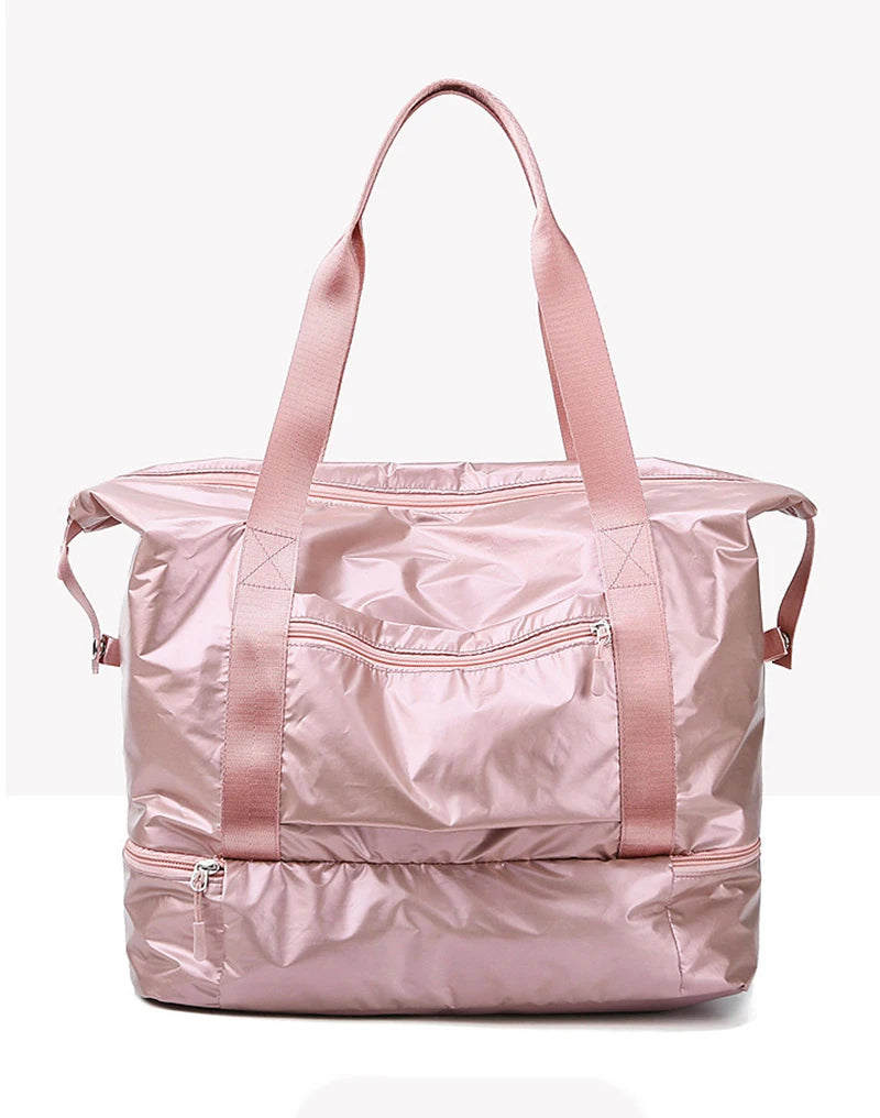 Waterproof Oxford Gym Bag for Women with Dry Wet Separation