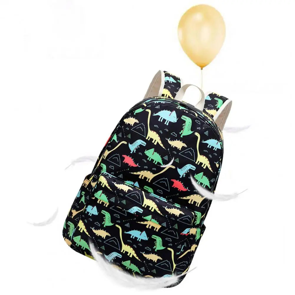 3Pcs Dinosaur Pattern Kids Backpack Set