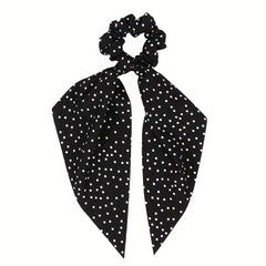 Boho Polka Dot Pattern Scarf Scrunchies Hair Tie Hair Rope Hair Scarves