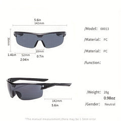 Cyber Y2k Shield Sunglasses Women Rimless Oversized Shades Gradient Lens