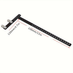 Bowstring Positioning Scale Square Ruler Archery Accessory