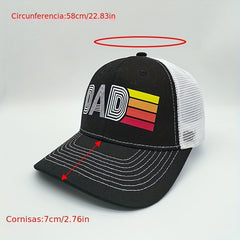 High DAD Mesh Hat Unisex Summer Print Baseball Cap Outdoor Breathable