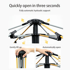 Portable Automatic Tent Waterproof 2 Ground Vents Camping Accessory