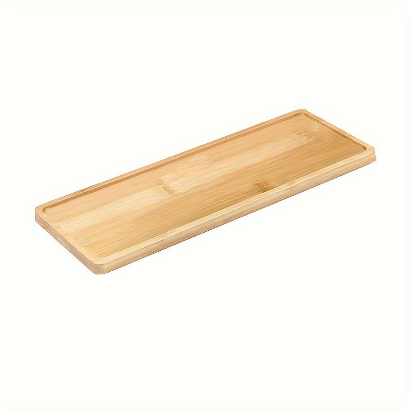Bamboo Coffee Cup Storage Tray for Snacks Fruits Vegetables