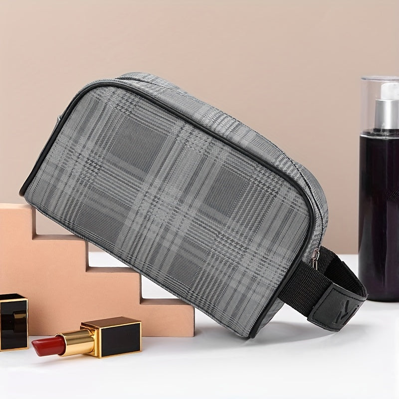 Portable Twill Travel Storage Bag Large Capacity Cosmetics Bag Toiletry Bag