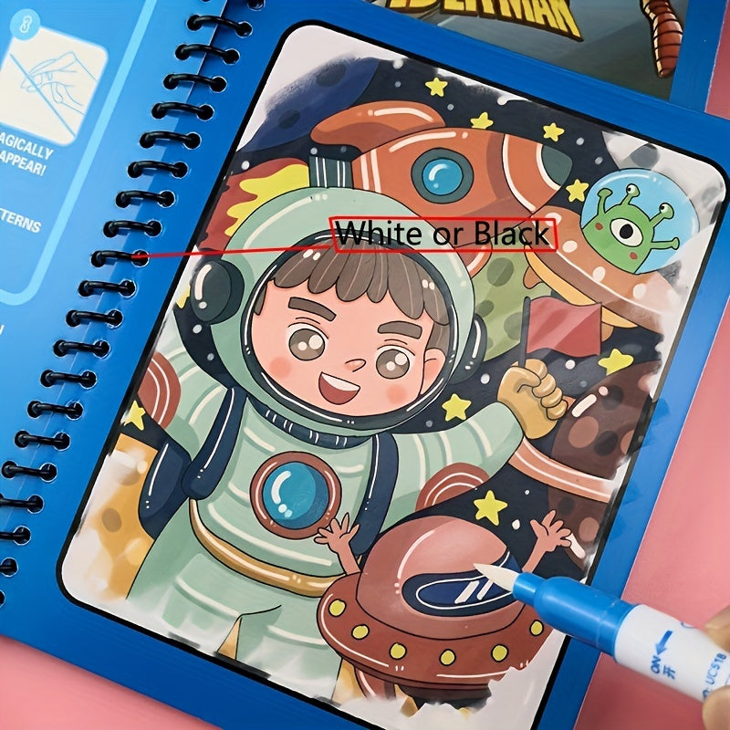 Montessori Sensory Water Drawing Book for Kids