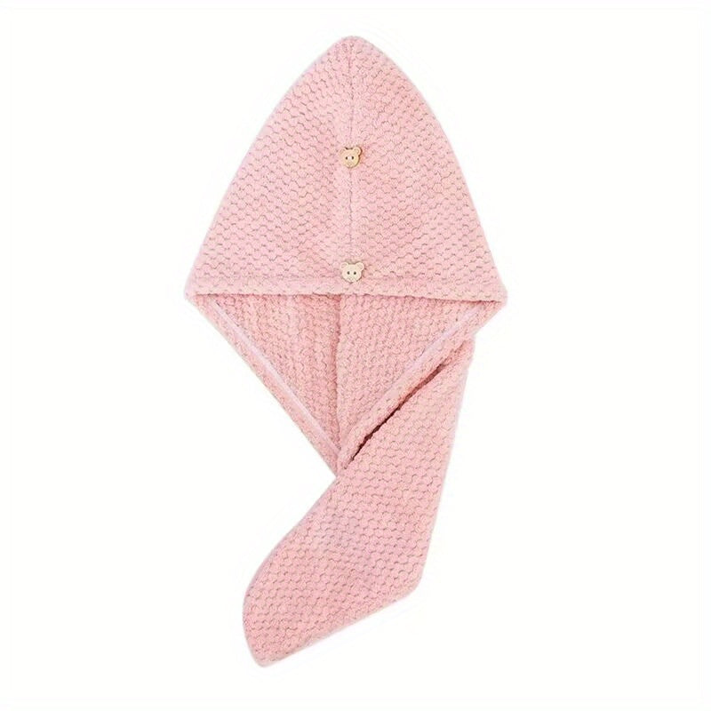 Hair Drying Towel Microfiber Absorbent Dry Hair Hat Bath Hair Cap