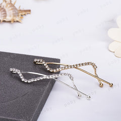 Dainty Rhinestone Hair Clips for Women