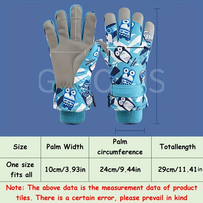 Winter Windproof Waterproof Wear-resistant Gloves - Keeps Hands Warm at 30&deg;C