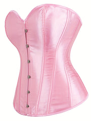 Strapless Corset Bustier Tummy Control Lace Up Slimmer Body Shaper Women's Linge