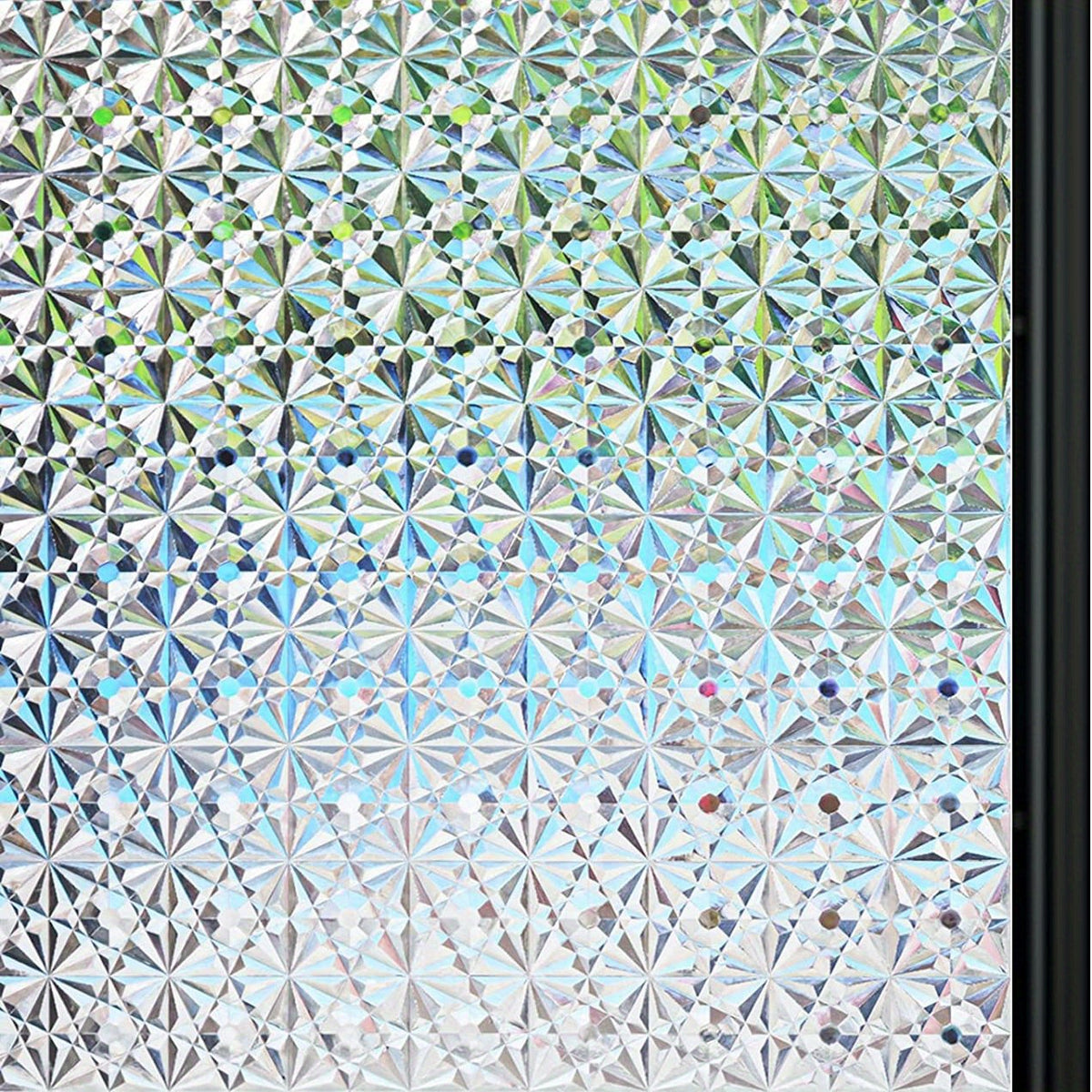 Privacy Window Film UV Protection Static Cling for Home Office