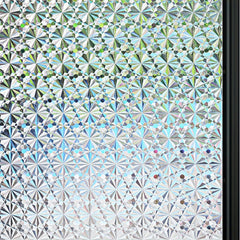 Privacy Window Film UV Protection Static Cling for Home Office