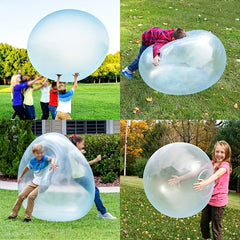 Kids Outdoor Bubble Ball Blow Up Balloon Toy Fun Party Game Toy