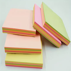 Self Adhesive Memo Pad 76 76mm For Students Note Taking And Writing