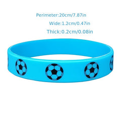 Unisex Soccer Football Silicone Bracelet - Sporty Fan Gift