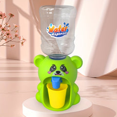 Kids Mini Water Dispenser Toy Cartoon Plastic Pretend Play Kitchen Accessory